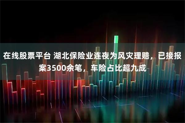 在线股票平台 湖北保险业连夜为风灾理赔，已接报案3500余笔，车险占比超九成